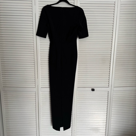 Strenesse Gabriele Strehle black midi dress sheath classy office workwear 6 - Picture 13 of 13